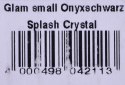 FLEXI Glam Splash Crystal z kryształkami Swarovskiego rozm. S - smycz automatyczna - 3 m - czarna