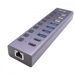 I-tec Hub USB 3.0/USB-C 9 portów LAN + Power Adapter 60W