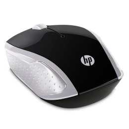 Mysz bezprzewodowa, HP 200 Pike Silver, srebrna, optyczna, 1000DPI