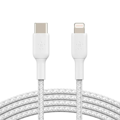 Belkin Braided C-LTG 1M, WHT