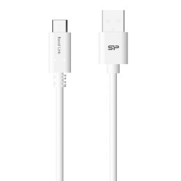 Kabel Silicon Power Boost Link PVC LK10AC, QC3.0 USB - USB typ C 1m, white