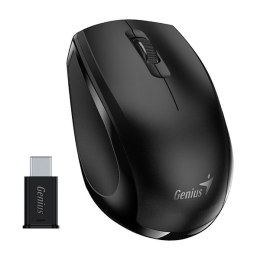 Mysz bezprzewodowa, Genius NX-8006S Type-C, czarna, optyczna, 1200DPI