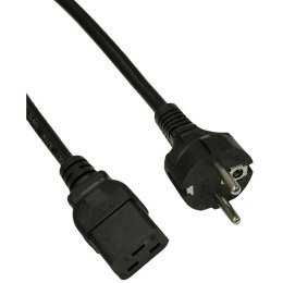 Kabel zasilający serwerowy Akyga AK-UP-01A IEC C19 CEE 7/7 250V/50Hz 1,8m
