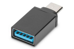 Adapter DIGITUS USB 3.0 SuperSpeed Typ USB C/USB A M/Ż czarny