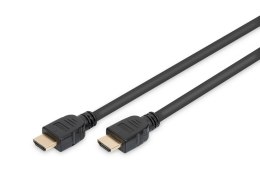 Kabel DIGITUS połączeniowy HDMI 2.1 Ultra HighSpeed 8K60Hz UHD Typ HDMI A/A M/M czarny 5m