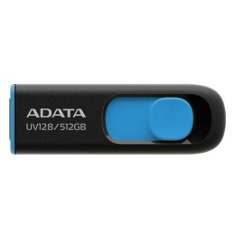 Adata Pendrive UV128 512GB USB3.2 czarno-niebieski