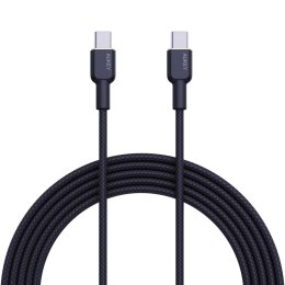 Kabel USB-C Aukey CB-NCC2 BK PD 60W, 1,8m, m/m