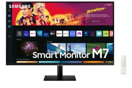 Samsung Monitor 32 cale SMART M7 VA 3840x2160 UHD 16:9 2xHDMI 3xUSB 2.0 1xUSB-C (65W) 4 ms (GTG) WiFi/BT głośniki płaski 2Yd2d (LS32BM70