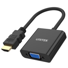 Unitek Y-6333 adapter HDMI to VGA + audio