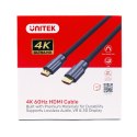 Unitek przewód LUX HDMI 2.0 oplot 1M