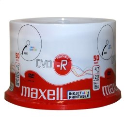 MAXELL DVD-R 4,7GB 16X PRINTABLE FF WHITE CAKE*50 275701.40.TW