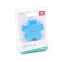 OMEGA USB 2.0 HUB 4 PORT STAR BLUE [43520]