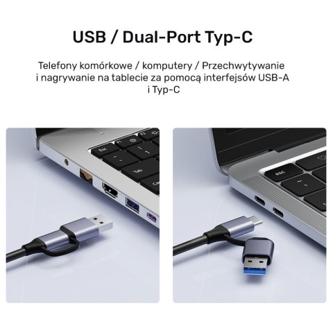 Unitek Grabber video USB-C/A, 4K HDMI 1.4b