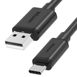 Unitek przewód USB-A - USB-C krótki 25cm Y-C480BK