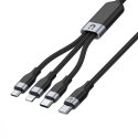 Unitek przewód ładujący USB-C 3 w 1 czarny