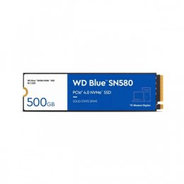 Western Digital Dysk SSD WD Blue 500GB SN580 NVMe M.2 PCIe Gen4 2280