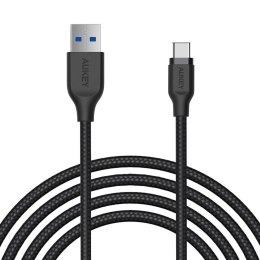 Kabel USB-C Aukey CB-AC2 BK USB-A - USB-C 5Gbps, QC 3.0, 2m