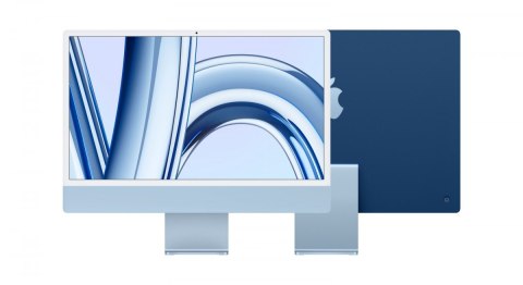 Apple IMac 24 cale: M3 8/10, 8GB, 512GB SSD - Niebieski