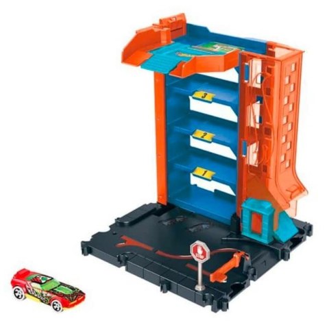 Hot Wheels City Zestaw Rajdowy parking mały