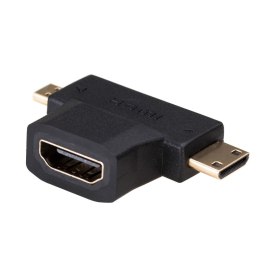Adapter Akyga AK-AD-23 HDMI/F - miniHDMI/M - microHDMI/M