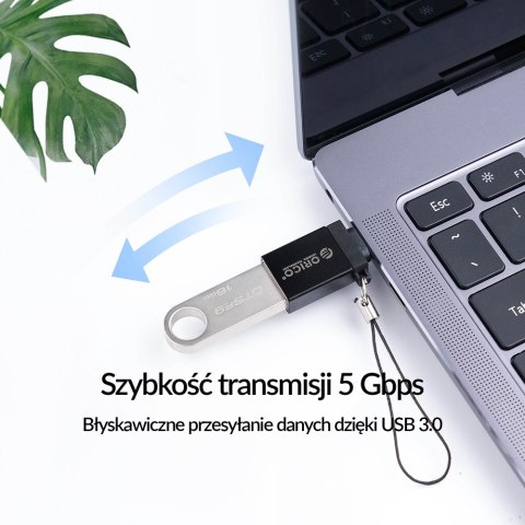 Orico Adapter USB-C na USB-A 3.1 alu zawieszka