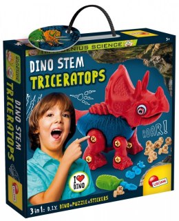 Lisciani Zestaw konstrukcyjny I'm A Genius Dino Steam - Triceratops