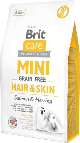 BRIT Care Mini Hair&Skin Salmon&Herring - sucha karma dla psa - 2 kg