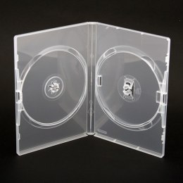 AMARAY PUDEŁKO DVD 14MM 2 CLEAR SIDE-BY-SIDE [41844]