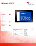 Adata Dysk SSD Ultimate SU800 1TB S3 560/520 MB/s TLC 3D