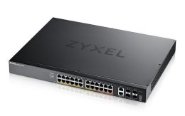 Zyxel Punkt dostępu L3 24 porty PoE,10GbE RJ-45, 4 porty 10GbE SFP+ XGS2220-30HP-EU0101F