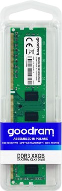 Pamięć GoodRam GR1600D3V64L11/8G (DDR3 DIMM; 1 x 8 GB; 1600 MHz; CL11)