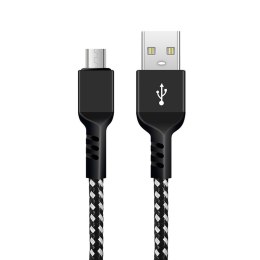 Kabel microUSB Maclean MCE473 Fast Charge 2,4A czarny