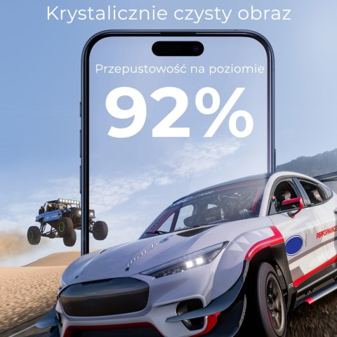 Aukey Szkło ochronne do iPhone 15 Plus/15 Pro Max