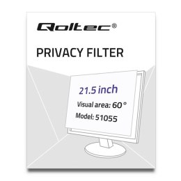 Filtr prywatyzujący RODO Qoltec 21.5