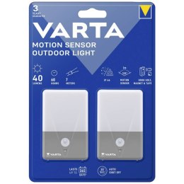 LAMPA MOTION SENSOR OUTDOOR LIGHT twin pack (2szt) VARTA