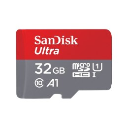 KARTA SANDISK ULTRA microSDHC 32 GB 120MB/s A1 Cl.10 UHS-I + ADAPTER