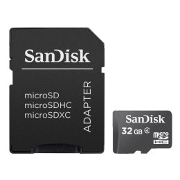 KARTA SANDISK microSDHC 32 GB Z ADAPTEREM SD