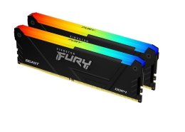 Kingston Pamięć DDR4 Fury Beast RGB 16GB(2* 8GB)/3200 CL16