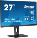 IIYAMA Monitor 27 cali ProLite XUB2793QSU-B6 IPS,QHD,HAS(150mm),100Hz,HDMI,DP,2x2W 2xUSB(3.2),FreeSync