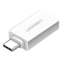 Adapter USB-A 3.0 do USB-C 3.1 UGREEN 	US-173 (biały)