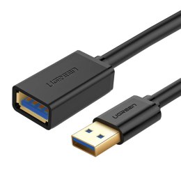 Kabel USB 3.0 przedłużający UGREEN 	US129 1.5m (czarny)