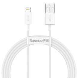 Kabel USB do Lightning Baseus Superior Series, 2.4A, 1.5m (biały)