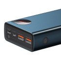 Powerbank Baseus Adaman Metal 20000mAh, PD, QC 3.0, 65W, 2xUSB + USB-C + micro USB, (niebieski)