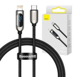 Kabel USB-C do Lightning Baseus Display, PD, 20W, 1m (czarny)