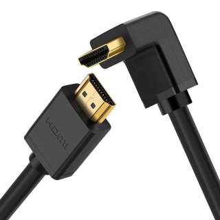 UGREEN HD103 Kabel HDMI - HDMI Kątowy, 4K, 1m (czarny)