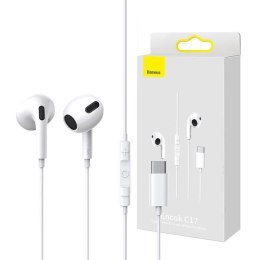 Słuchawki Baseus Encok C17 (białe)