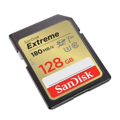 Karta pamięci SANDISK EXTREME SDXC 128 GB 180/90 MB/s UHS-I U3 (SDSDXVA-128G-GNCIN)