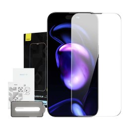 Szkło hartowane z powłoką przeciwpyłową 0.3mm Baseus Crystal do iPhone 14 Pro Max (1szt)