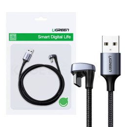 Kabel USB 2.0 A do C UGREEN US311, 1m (czarny)