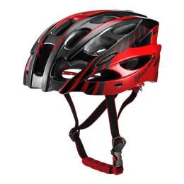 Kask rowerowy regulowany + okulary Rockbros WT027-S (czerwony)